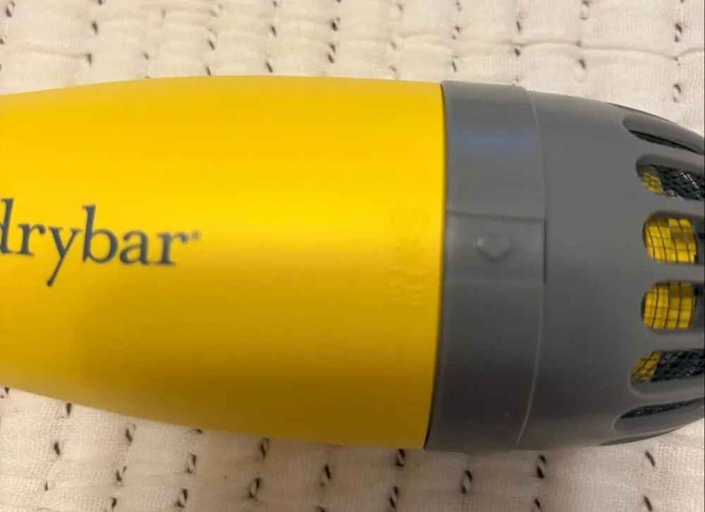 NEW Drybar The Straight Shot Blow-Drying Flat Iron Yellow Ionic Styler No Box